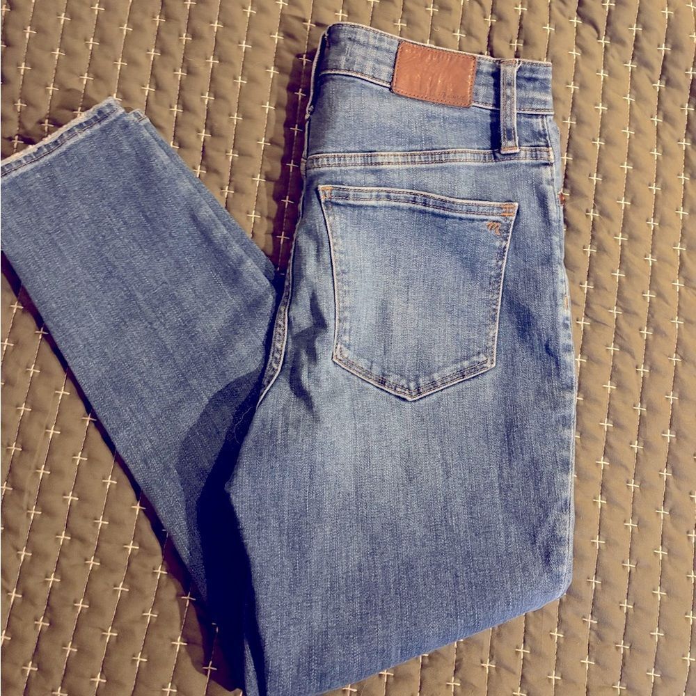 Madewell Women's Curvy High Rise Skinny Crop Jeans, Size 27